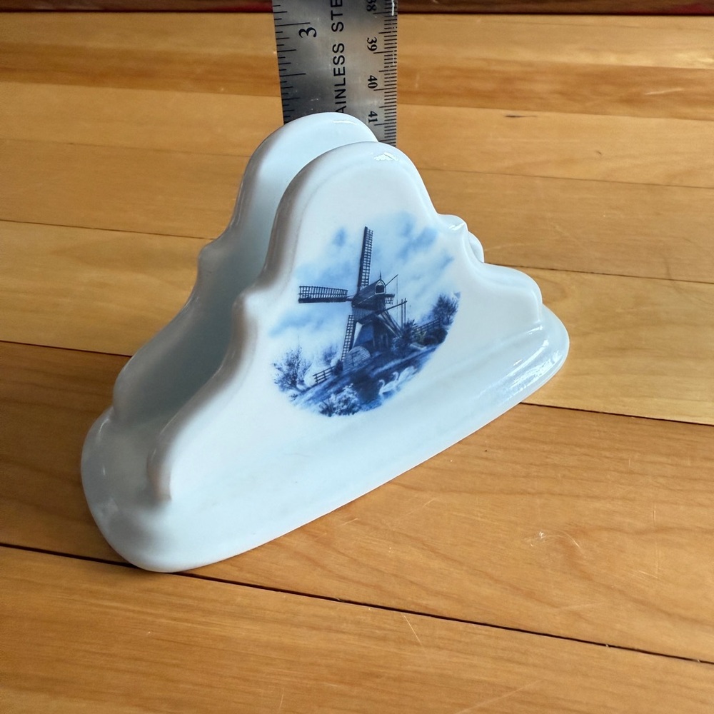 Ceramic Windmill Napkin Holder